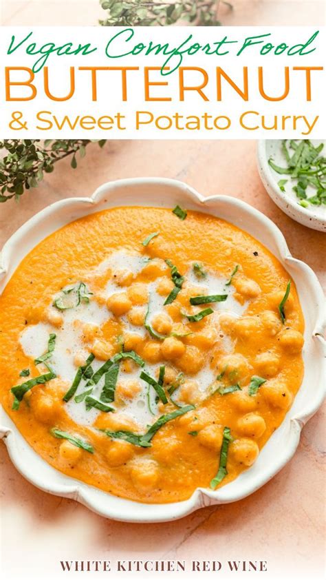 Sweet Potato And Butternut Squash Curry Recipe Sweet Potato Curry Vegan Recipes Easy Vegan