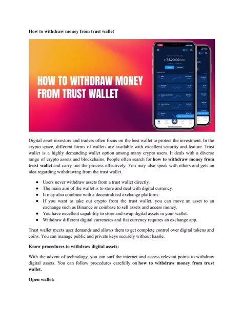 PPT How To Withdraw Money From Trust Wallet Docx PowerPoint