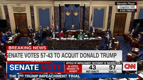 February 13 2021 Trump Impeachment Trial News Cnn Politics