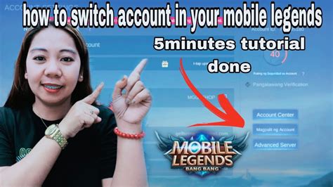 How To Switch Account In Your Mobile Legend Paano Mag Palit Ng Account