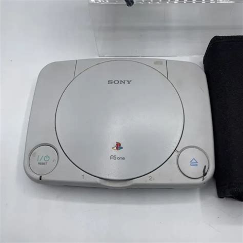 Playstation Psone Console Bundle With Controller Case Games