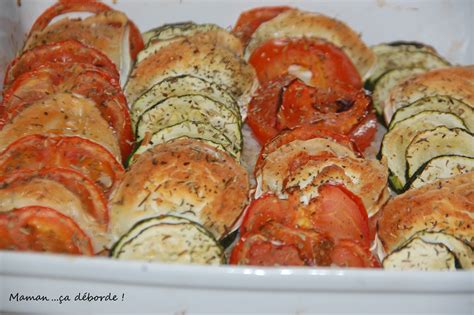 Tian Courgette Tomate Et Ch Vre Sur Lit De Riz Maman A D Borde