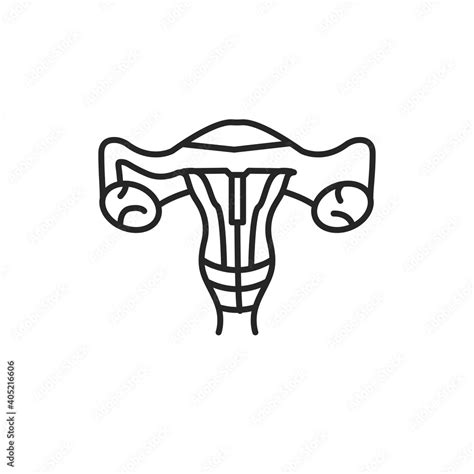 Contraceptive Spiral Black Line Icon Intrauterine Device Birth