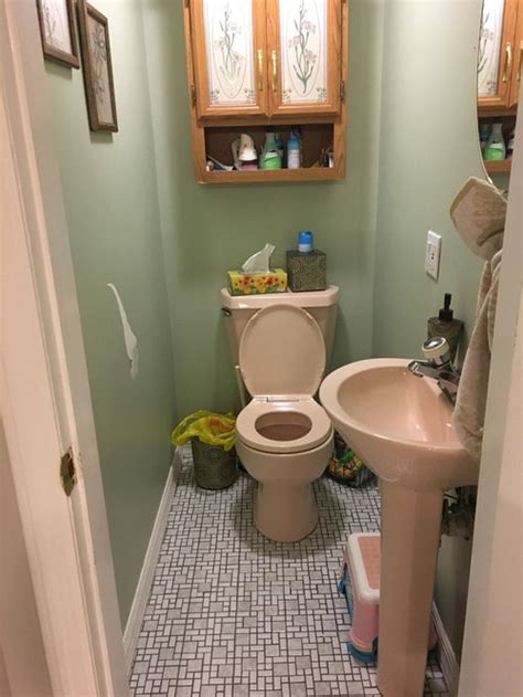 Peach Bathroom