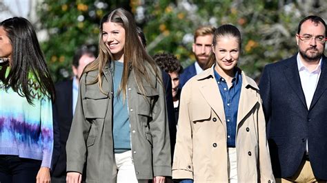 Princess Leonor Displays Sisterly Bond With Infanta Sofia In Twinning