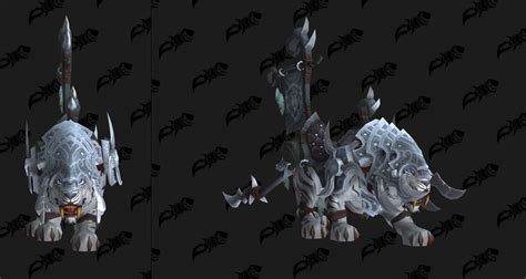 Patch 81 Mount Preview Vicious White And Black Warsabers Wowhead News
