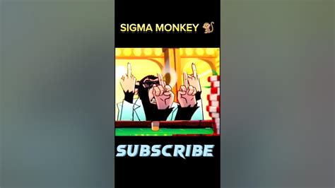 Sigma Monkey 🤙🖕agent Elvisanime Shorts Sigmarule Youtube