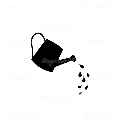 Watering Can Svg Dxf Watering Can Clipart Watering Can Etsy In 2022