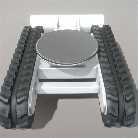 Rigged Rubber Track Chassis Version 2 High Poly Cgtrader