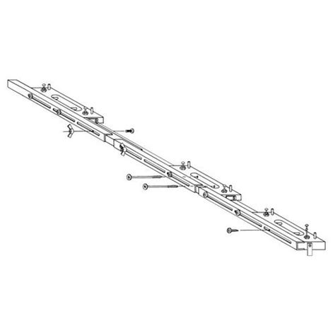 SOSS 212RG3 212 Router Guide Template For 3 Hinges Per Door