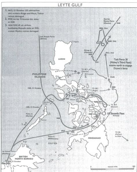 Location Battle Of Leyte Gulf