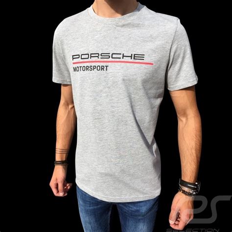 Porsche T Shirt Motorsport 3 Grey Wap809lfms Men Selection Rs