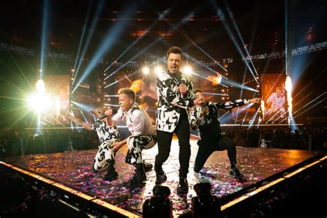 Westlife thrill thousands of fans in band’s first ever Wembley Stadium ...