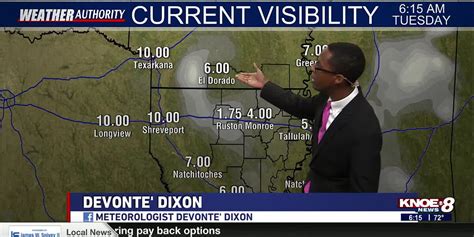 KNOE Tuesday Morning Forecast With Meteorologist DeVonte Dixon