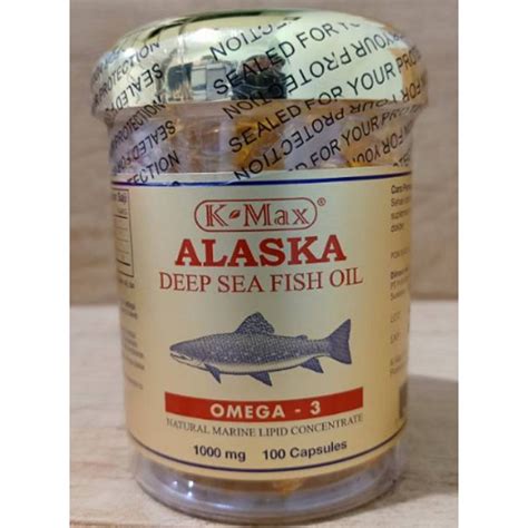 Jual K Max Minyak Ikan Alaska Kuning Kemasan Baru Omega 3 Minyak Ikan