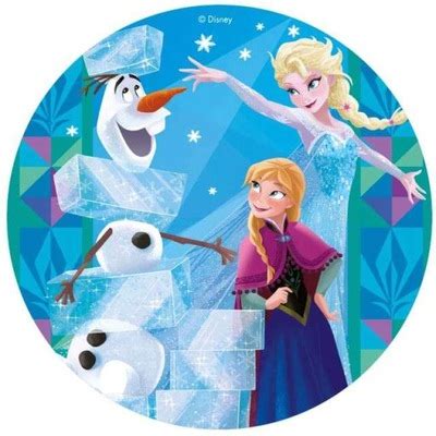 Op Atek Na Tort Frozen Kraina Lodu Elza Anna Olaf