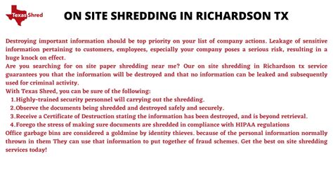 PPT - Document Shredding Dallas Tx PowerPoint Presentation, free download - ID:11028834