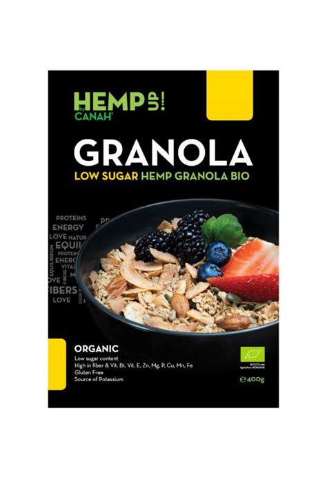 Granola De Canepa ECO CANAH Low Sugar 400g