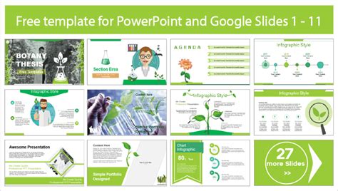 Botany Thesis Template Powerpoint Templates And Google Slides