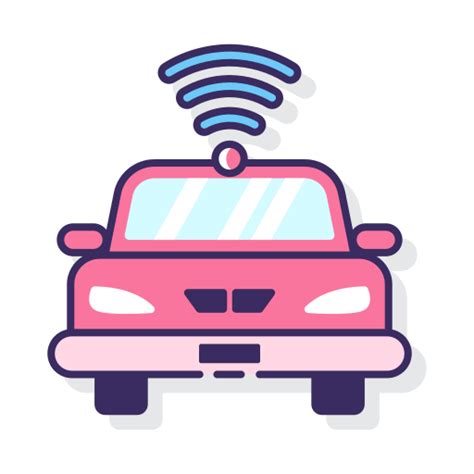 Coche Autónomo Iconos Gratis De Transporte