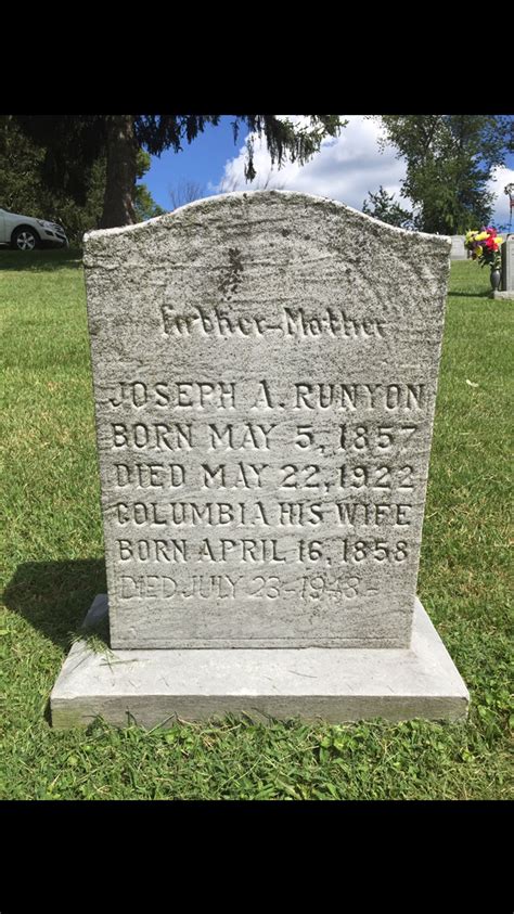 Joseph Adron Runyon 1857 1922 Find A Grave Memorial