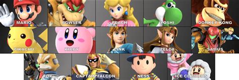 Smash Bros Reboot Roster Concept Rsmashbros