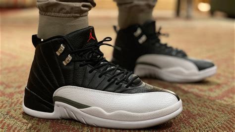 The Jordan 12 Playoffs Are Retroing In February Review And On Foot