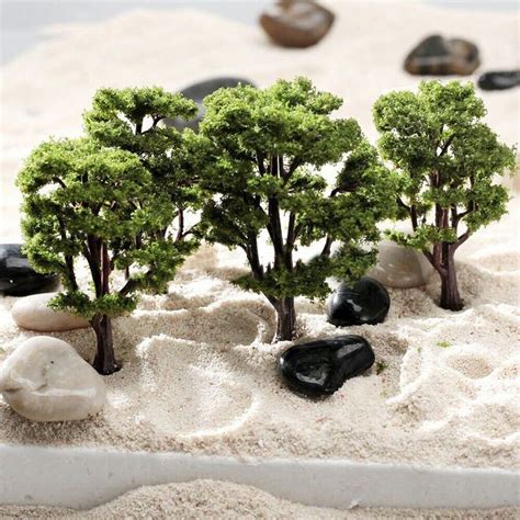 Pcs Model Tree Layout Diorama Wargame Architecture Train Scenery High