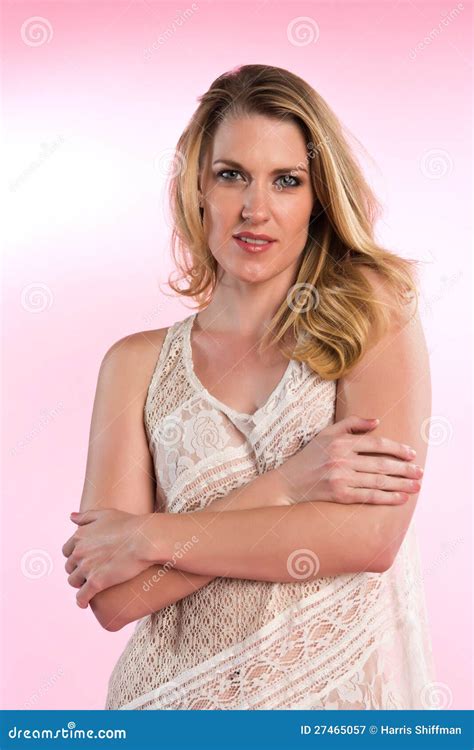 Blonde Stock Image Image Of Underwear Camisole Lovely 27465057