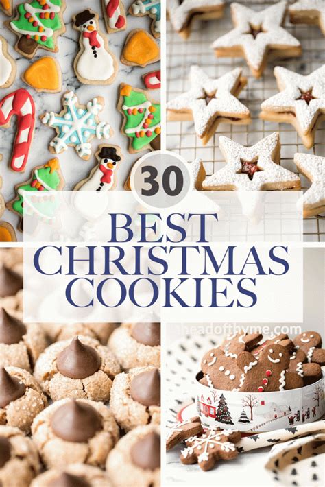 30 Best Christmas Cookies - Ahead of Thyme