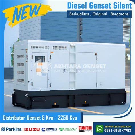 Jual Genset Silent Yanmar Kva Jual Genset Yanmar Kva Di Lapak