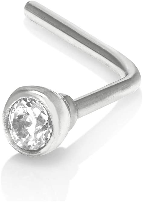 Mia Gioielli Piercing Brillantino Orecchino Naso Oro 18k 750