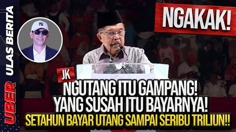 LIVE NGAKAK JK NGUTANG GAMPANG YANG SUSAH BAYARNYA SETAHUN BAYAR