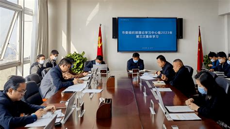 市委组织部理论中心组进行2023年第三次集体学习工作精神全国