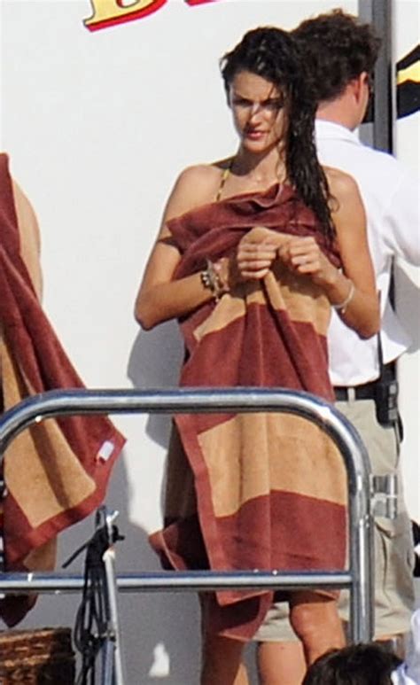 Film Celebrity Photos Alessandra Ambrosio Bikini Vacation Yacht