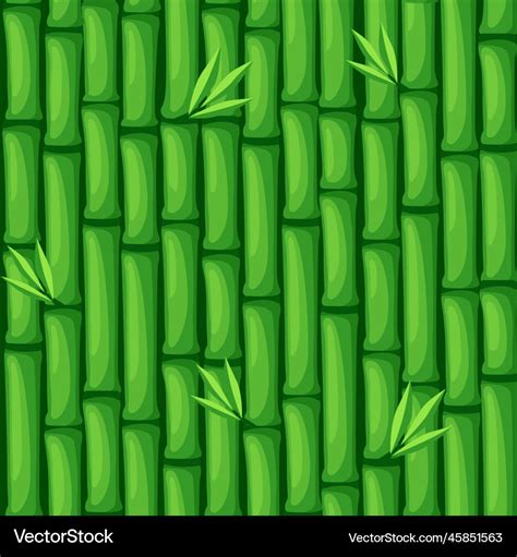 Seamless green bamboo texture bamboo Royalty Free Vector