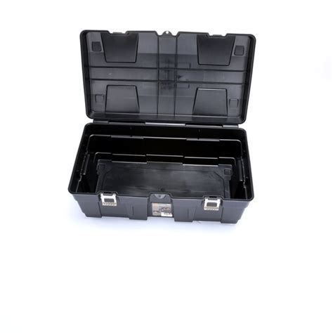 Contico 23 Gallon Black Plastic Storage Trunk At