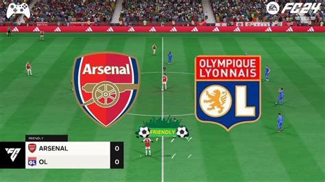 Fc Arsenal Vs Lyon Club Friendly Full Match Gameplay Youtube