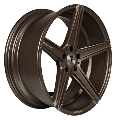 MbDESIGN KV1 Bronze Seidenmatt 22x10 Felgenhelden De