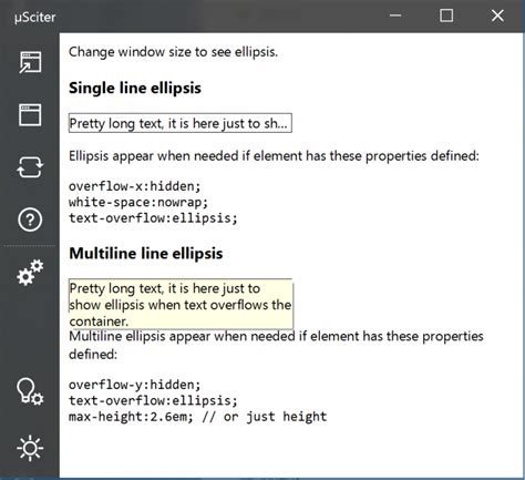 Text Overflow Ellipsis For Multiline Texts Sciter