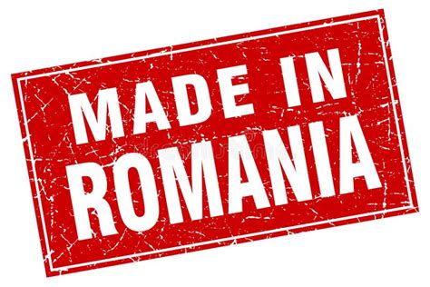Made In Romania Stamp Stock Vector Illustration Of Insignia 125010511