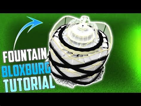 Bloxburg The Two Floor Golden Fountain Tutorial Roblox Youtube