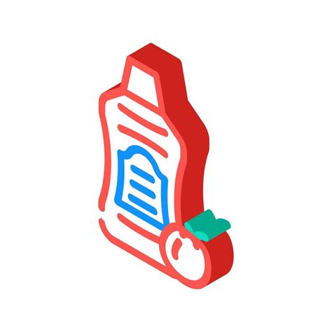 sauce natural tomato bottle isometric icon vector illustration 8246427 ...