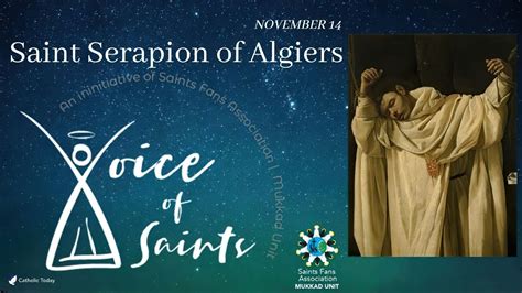 Saint Serapion Of Algiers Voice Of Saints November Saints Fans