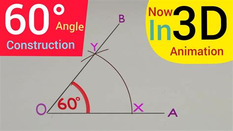 Construction 60 Degree Angle Without Protractor Geometry