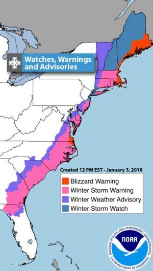 U S East Coast Braces For Rapidly Intensifying Winter Storm