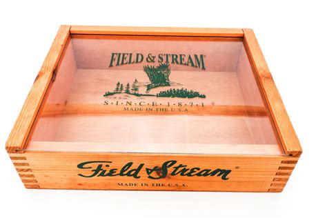 FIELD STREAM TACKLE DISPLAY CASE Vintage Fishing Tackle