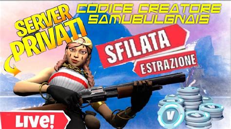 Live Fortnite Ita Server Privati Sfilata Di Moda Youtube