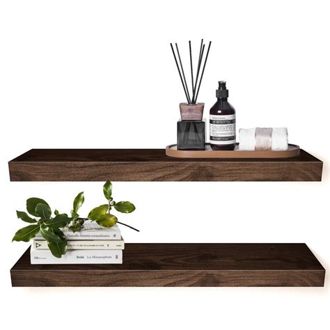 Millwood Pines Dodgen 2 Piece Solid Wood Floating Shelf Reviews Wayfair