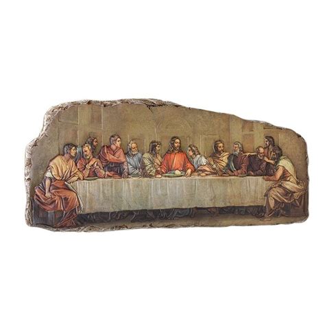 Last Supper Wall Plaque Last Supper Dining Room Wall Decor The Last